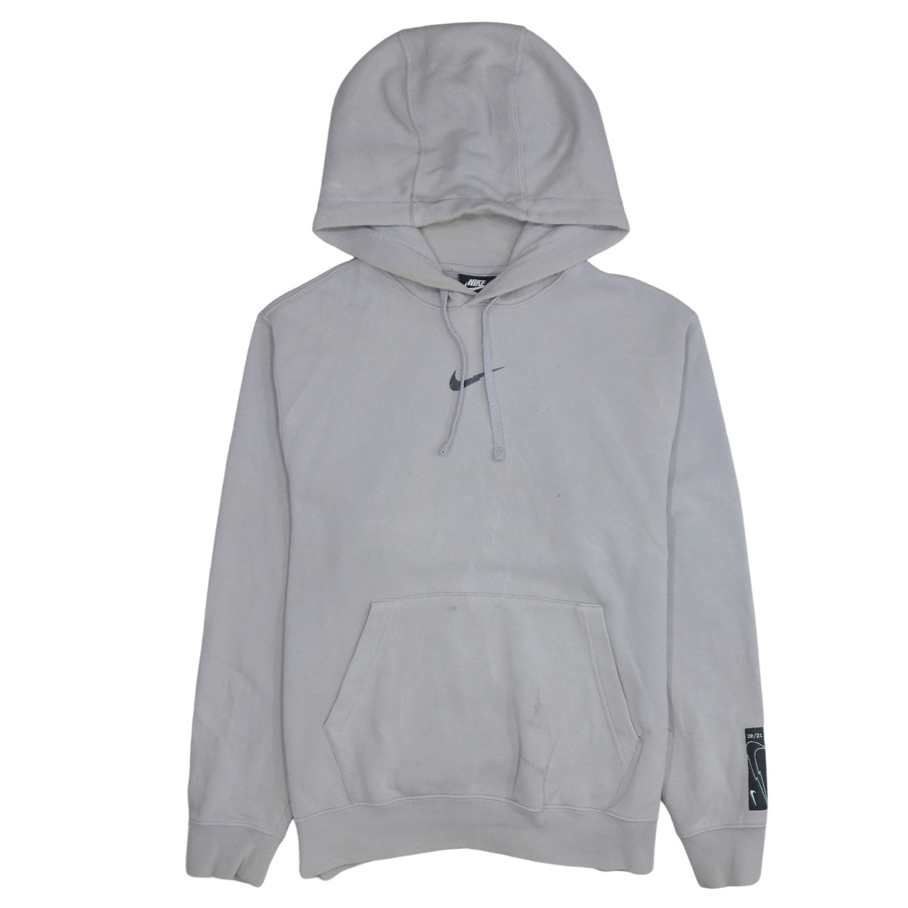 Mens UK Size S Nike Grey Pullover Hoodie