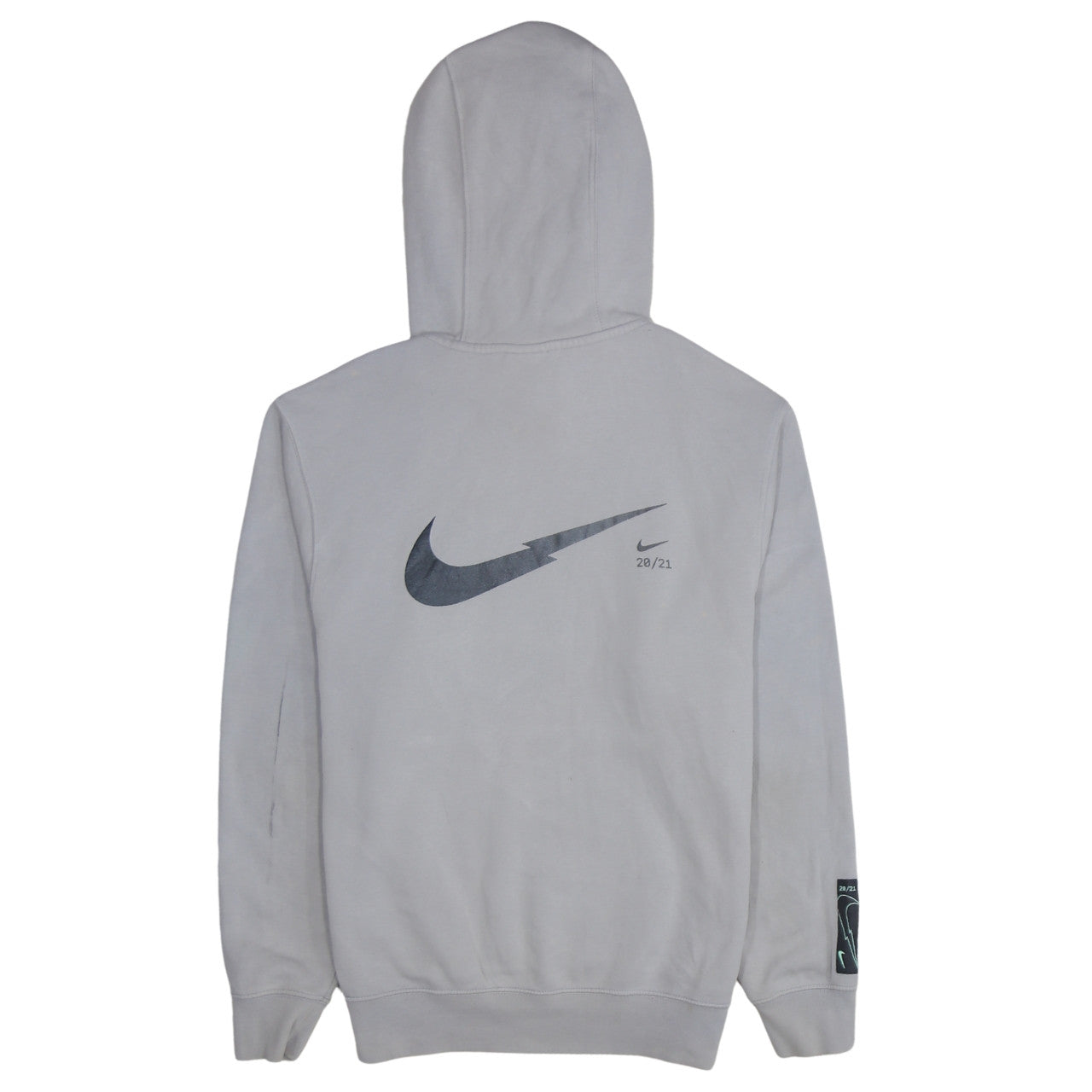Mens UK Size S Nike Grey Pullover Hoodie