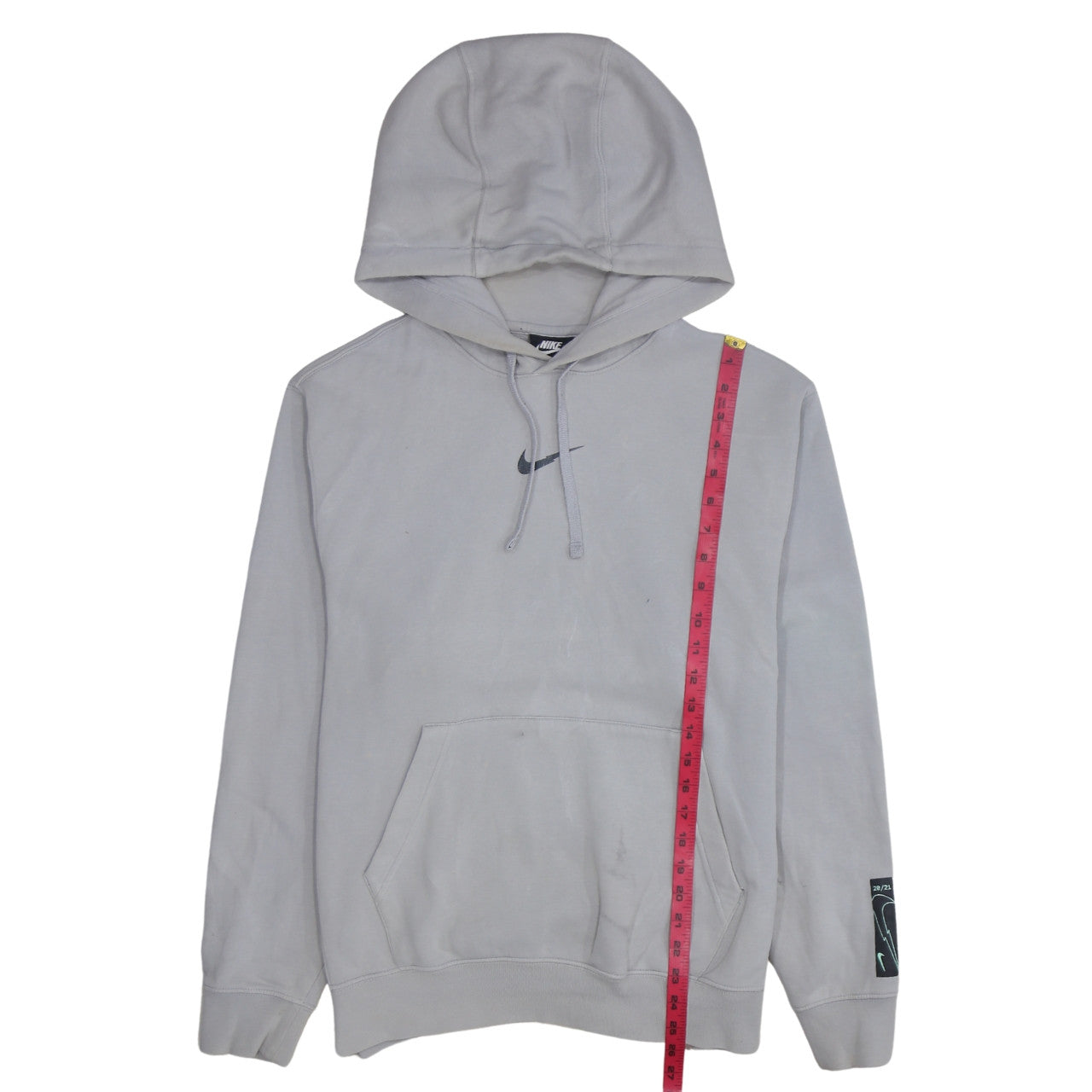 Mens UK Size S Nike Grey Pullover Hoodie