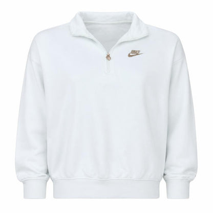 Womens UK Size S Nike White Pullover Sweatshirt
