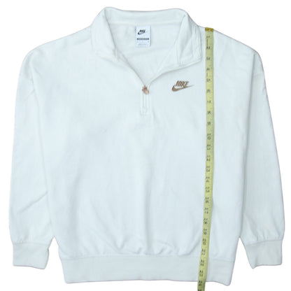 Womens UK Size S Nike White Pullover Sweatshirt