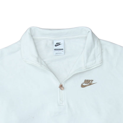 Womens UK Size S Nike White Pullover Sweatshirt