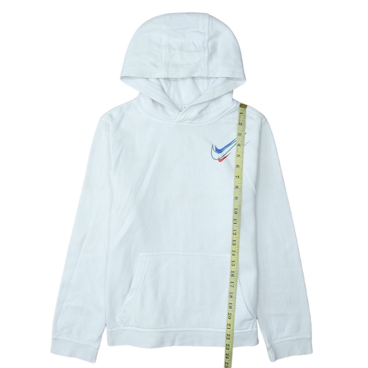 Boys UK Size XL Nike White Pullover Hoodie