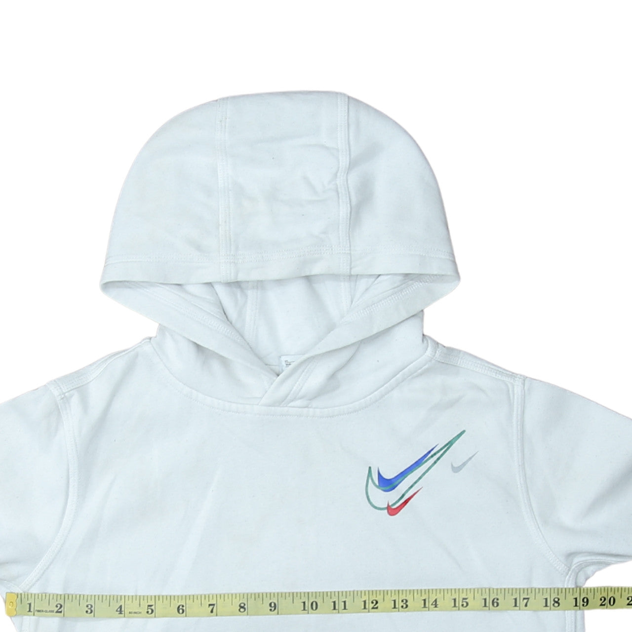 Boys UK Size XL Nike White Pullover Hoodie