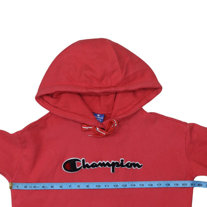 Mens UK Size M Champion Red Pullover Hoodie