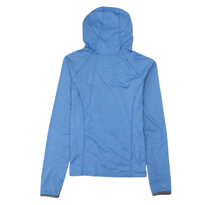 Womens UK Size S The North Face Blue Pullover Hoodie