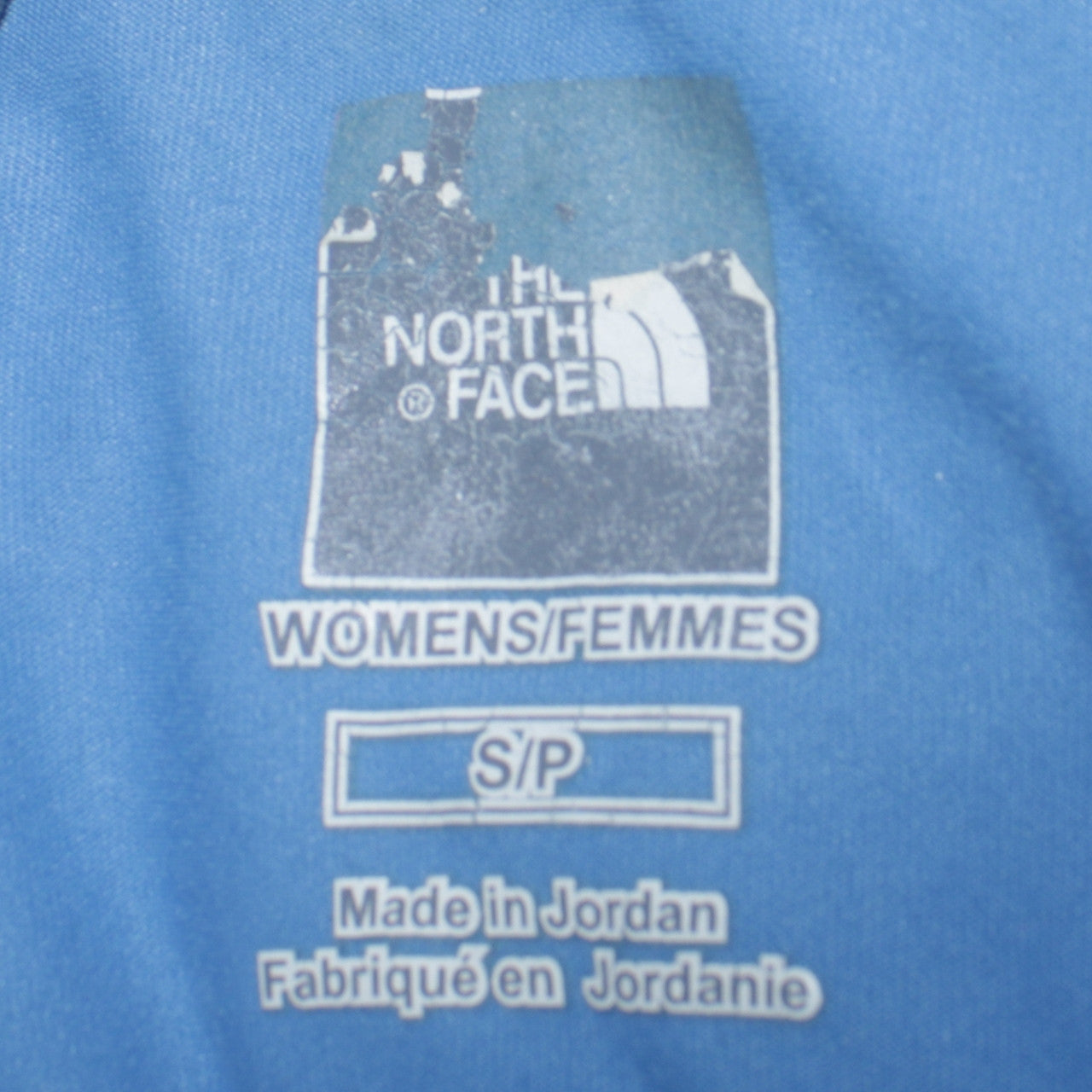 Womens UK Size S The North Face Blue Pullover Hoodie