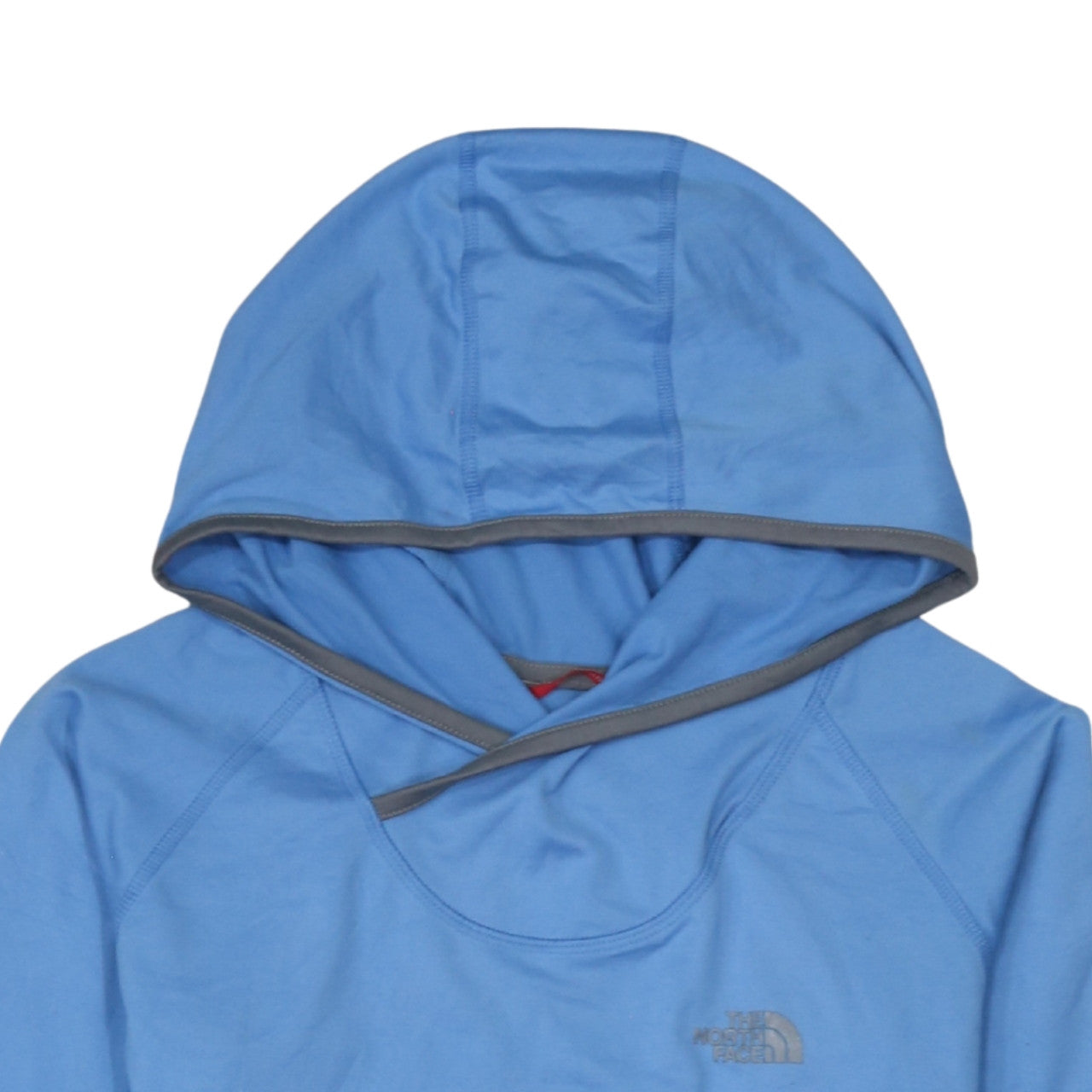 Womens UK Size S The North Face Blue Pullover Hoodie
