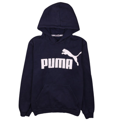 Boys UK Size 13-14 Years PUMA Blue Pullover Hoodie