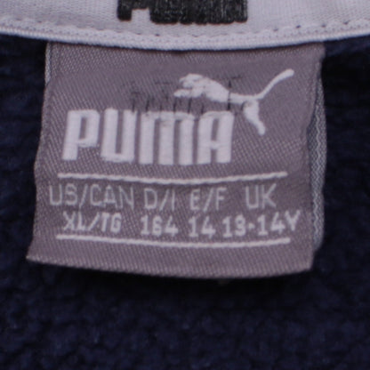 Boys UK Size 13-14 Years PUMA Blue Pullover Hoodie