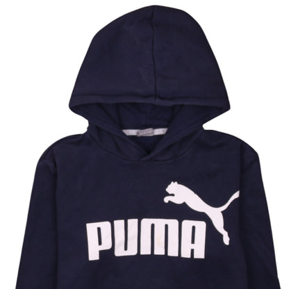Boys UK Size 13-14 Years PUMA Blue Pullover Hoodie