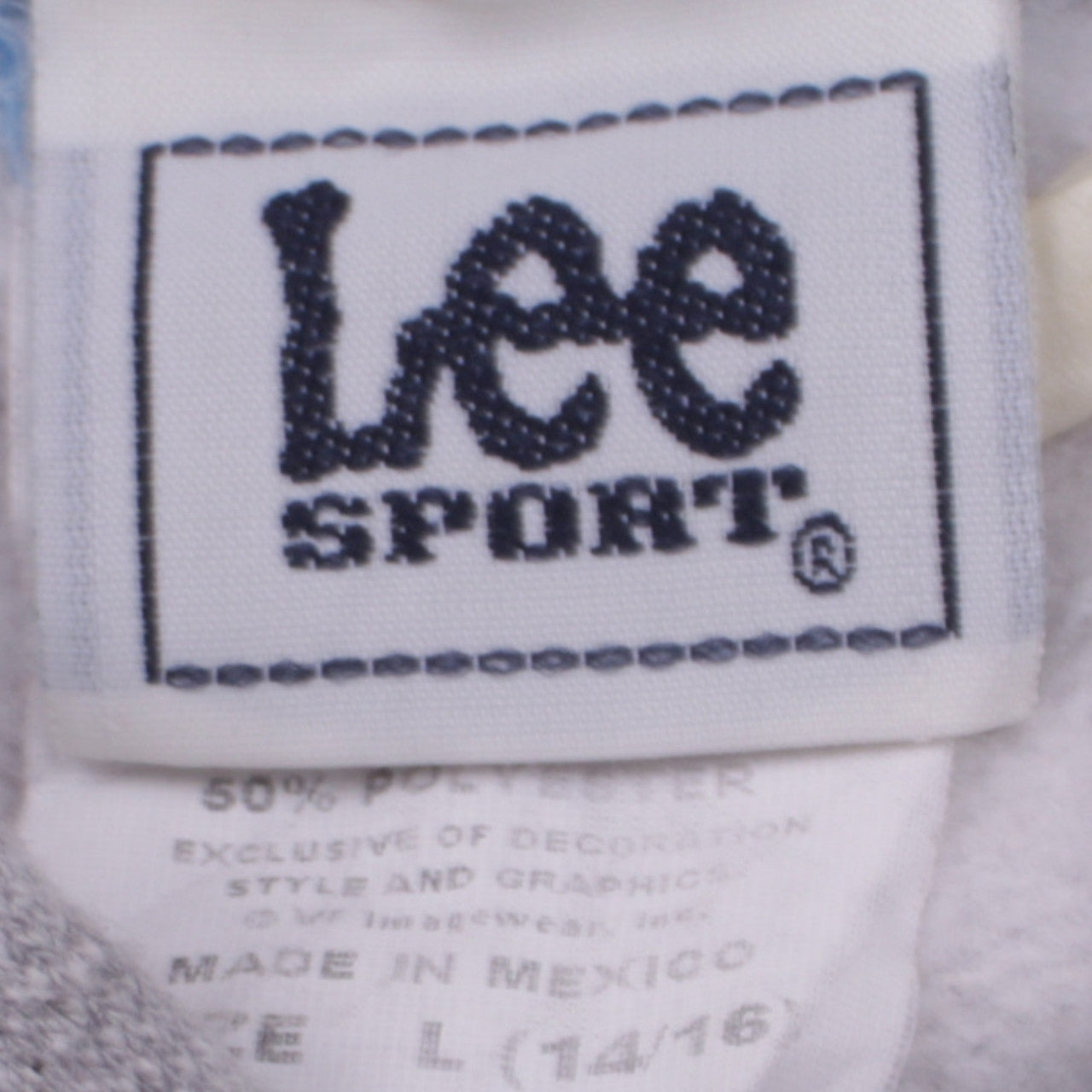 Mens UK Size L Lee Sport Grey Pullover Hoodie