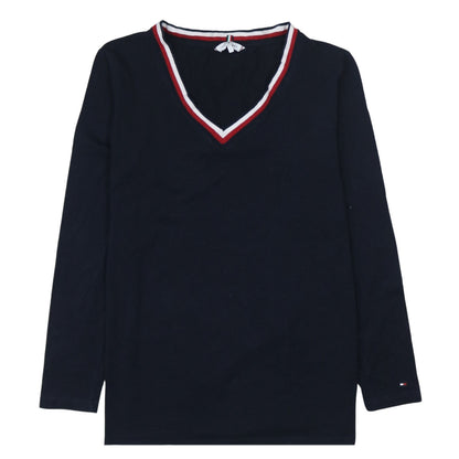 Mens UK Size L Tommy Hilfiger Blue Pullover Sweatshirt