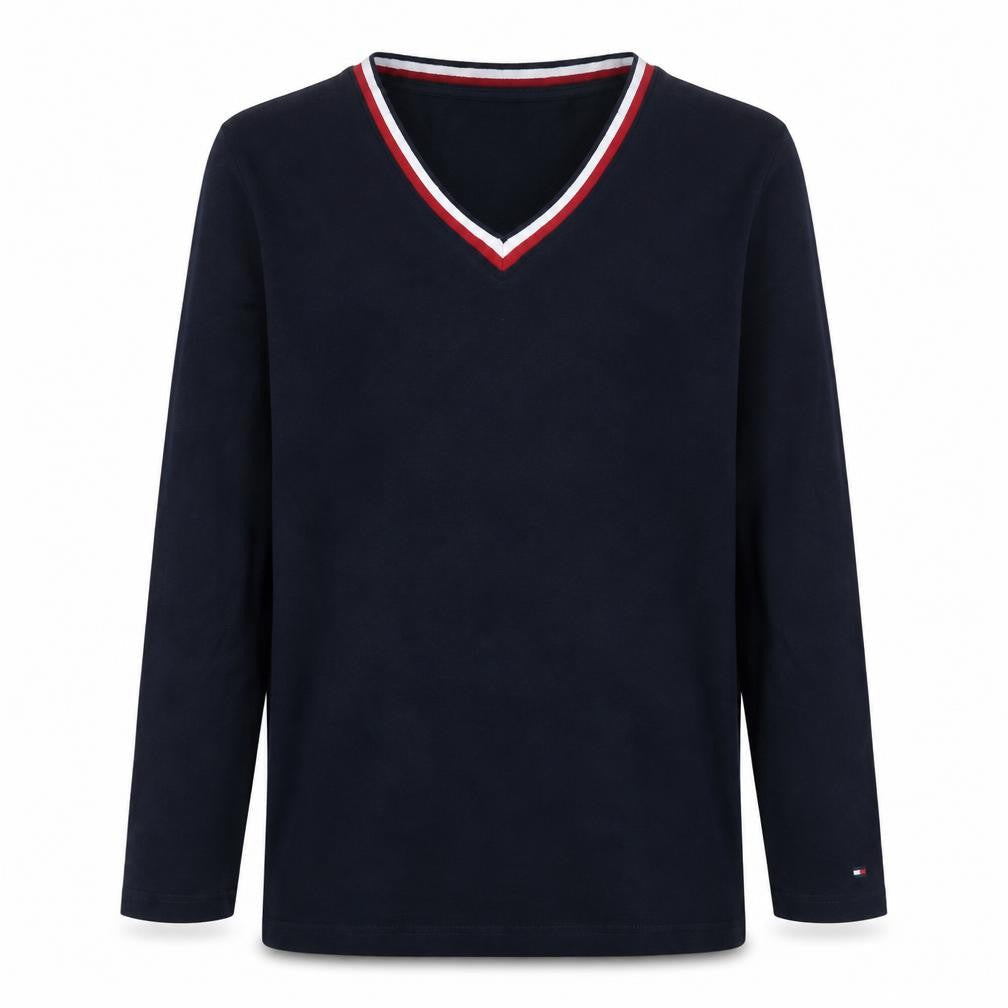 Mens UK Size L Tommy Hilfiger Blue Pullover Sweatshirt