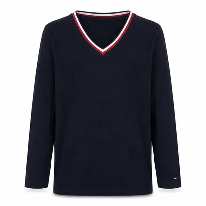 Mens UK Size L Tommy Hilfiger Blue Pullover Sweatshirt