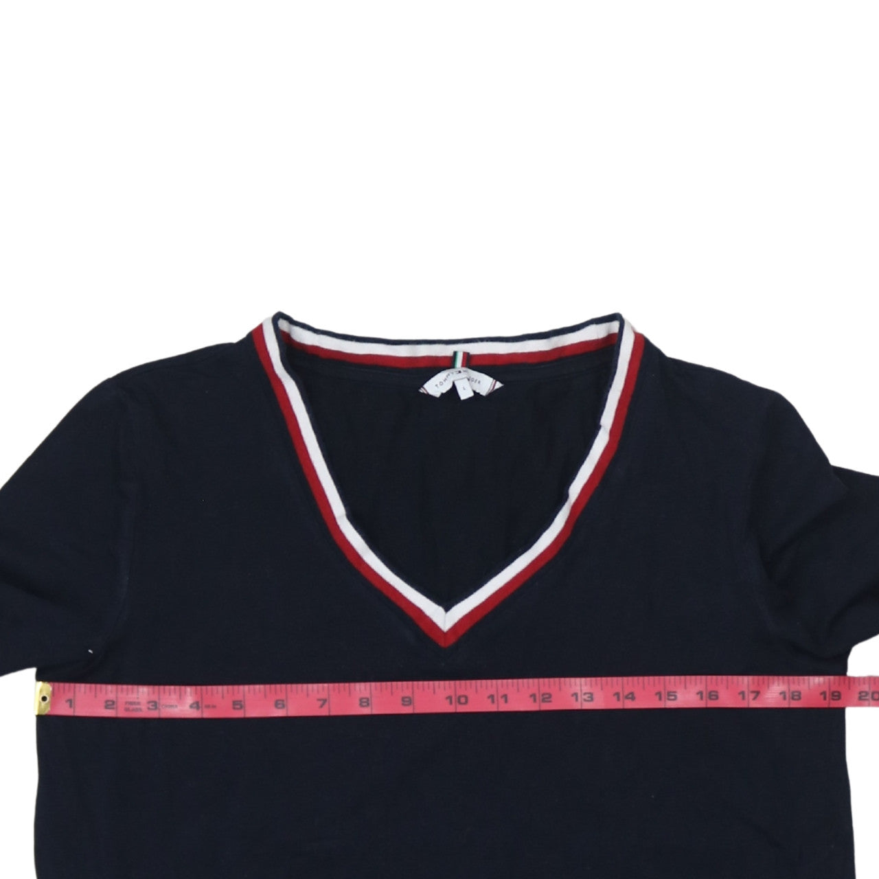 Mens UK Size L Tommy Hilfiger Blue Pullover Sweatshirt