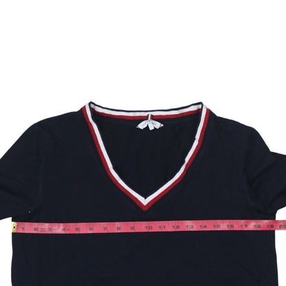 Mens UK Size L Tommy Hilfiger Blue Pullover Sweatshirt