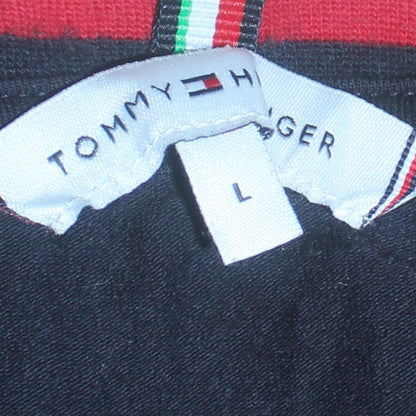 Mens UK Size L Tommy Hilfiger Blue Pullover Sweatshirt