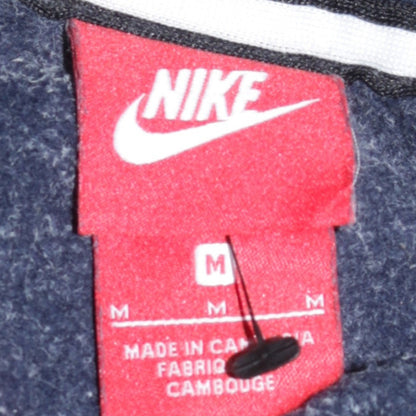 Mens UK Size M Nike Blue Full Zip Hoodie