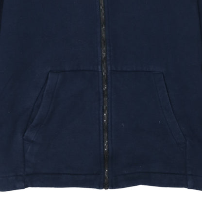 Mens UK Size M Nike Blue Full Zip Hoodie