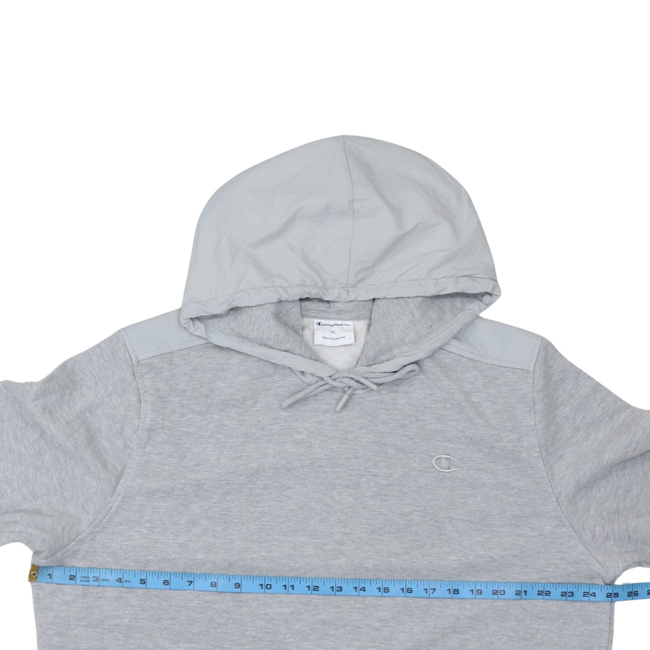 Mens UK Size XL Champion Grey Pullover Hoodie