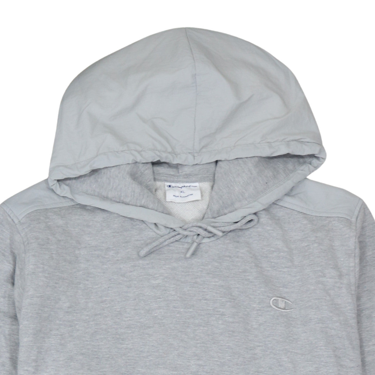 Mens UK Size XL Champion Grey Pullover Hoodie