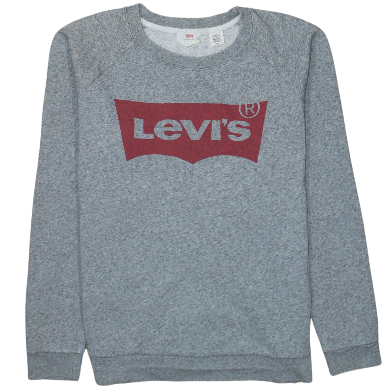 Mens UK Size S Levi's Grey Pullover Sweatshirt