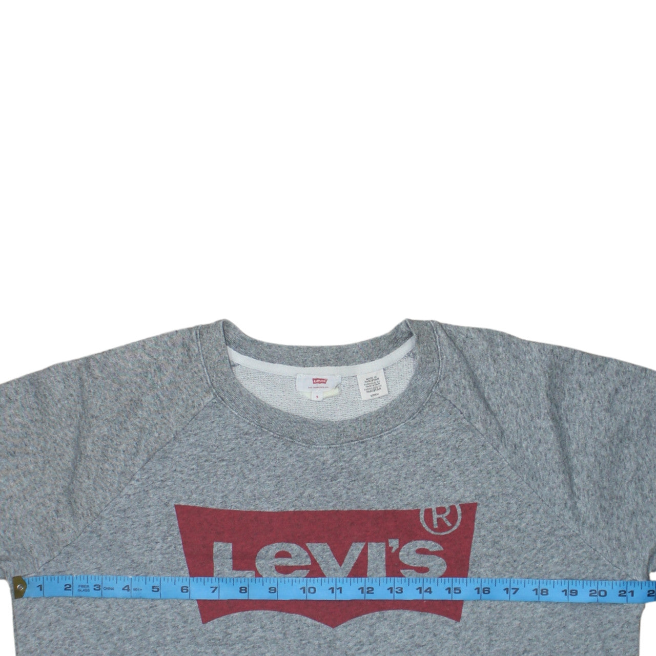 Mens UK Size S Levi's Grey Pullover Sweatshirt