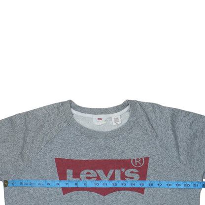 Mens UK Size S Levi's Grey Pullover Sweatshirt