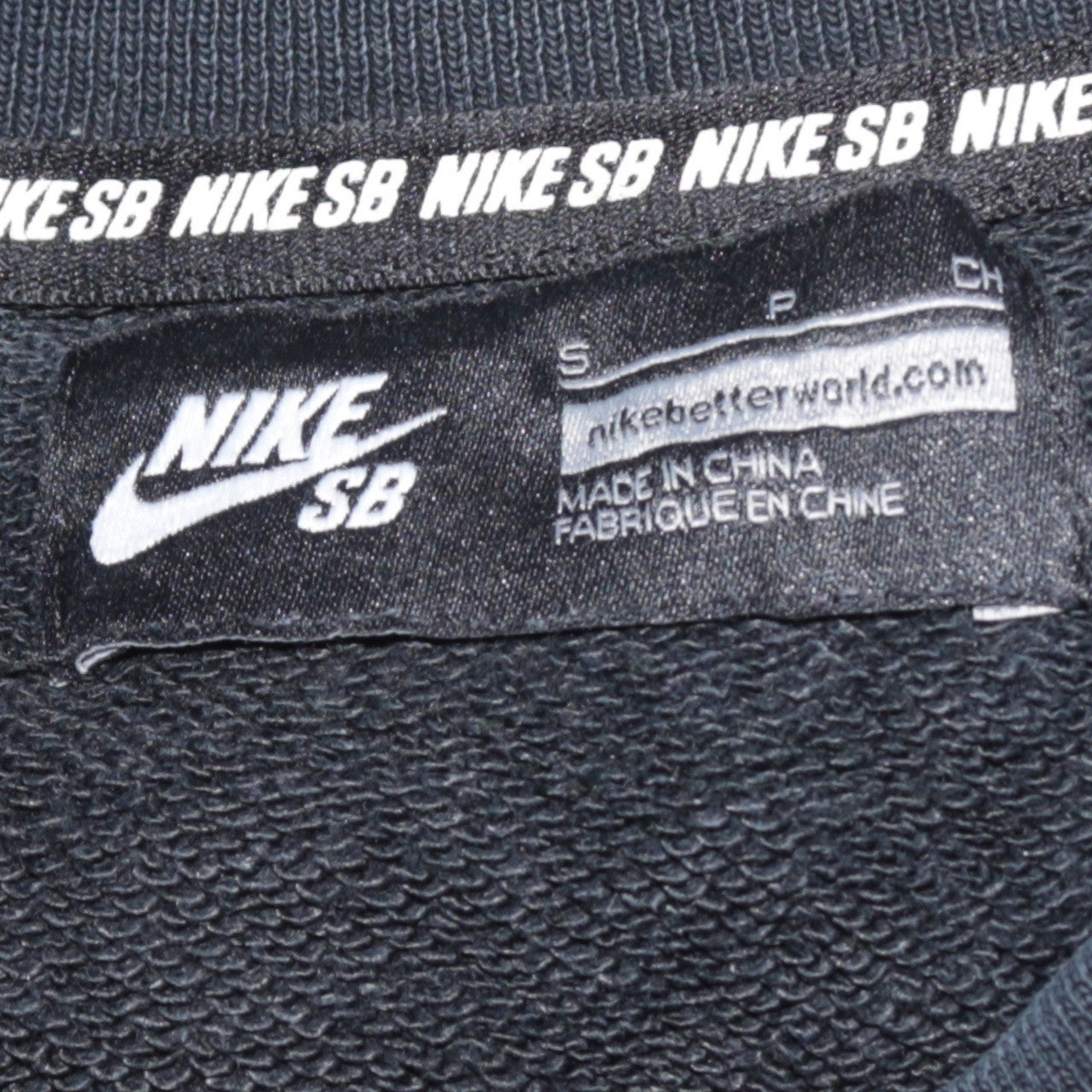 Mens UK Size S Nike Sb Black Pullover Sweatshirt