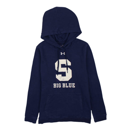 Mens UK Size M Under armour Blue Pullover Hoodie