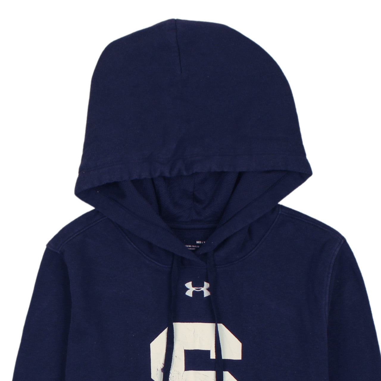 Mens UK Size M Under armour Blue Pullover Hoodie