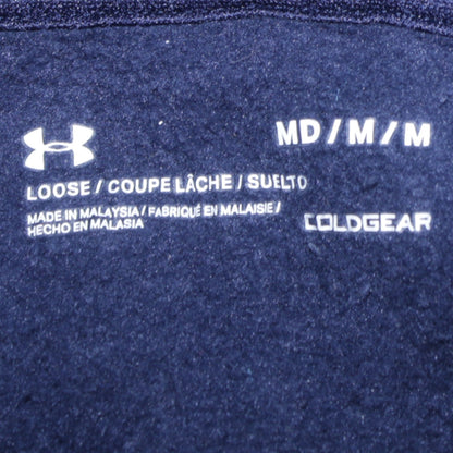 Mens UK Size M Under armour Blue Pullover Hoodie