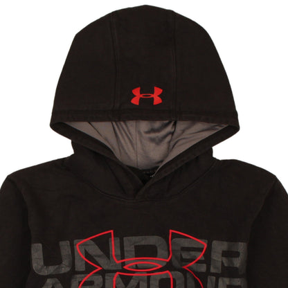 Boys UK Size XL Under armour Black Pullover Hoodie