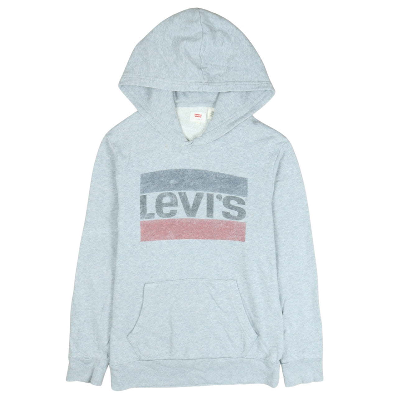 Mens UK Size S Levi's Grey Pullover Hoodie