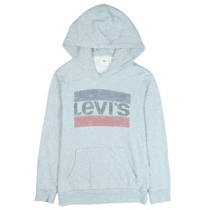 Mens UK Size S Levi's Grey Pullover Hoodie