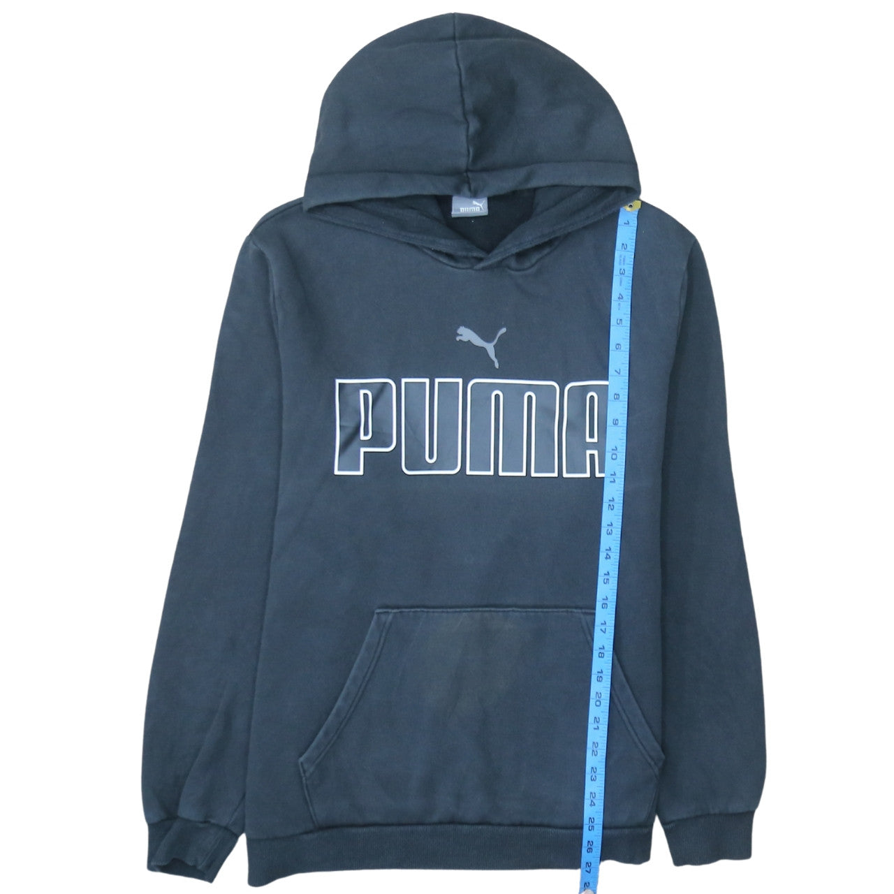 Mens UK Size XL PUMA Black Pullover Hoodie