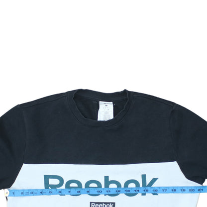 Mens UK Size M Reebok Black Pullover Sweatshirt