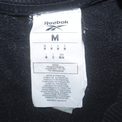 Mens UK Size M Reebok Black Pullover Sweatshirt