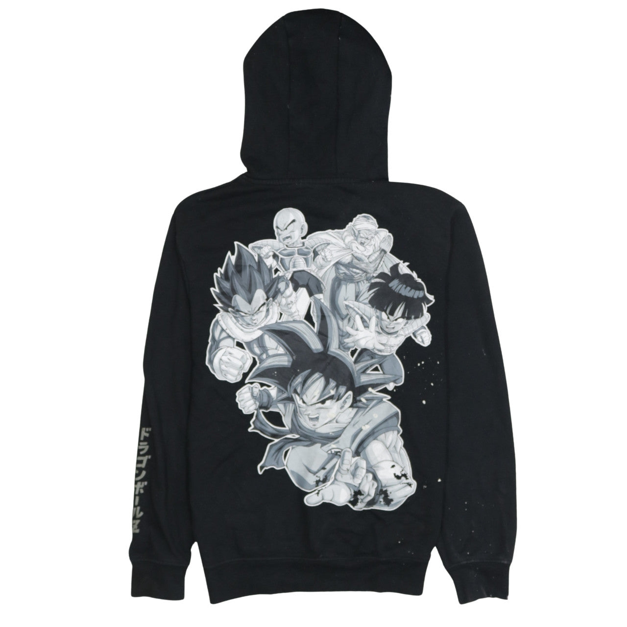 Mens UK Size L Dragon Ball Z Black Pullover Hoodie