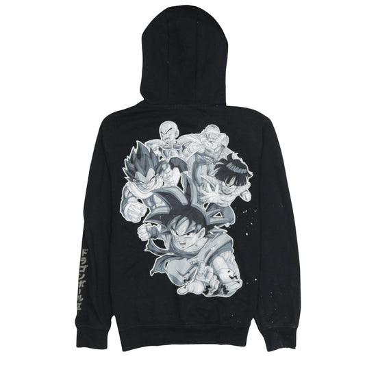Mens UK Size L Dragon Ball Z Black Pullover Hoodie