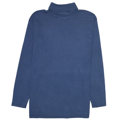Mens UK Size L Quiksilver Blue Pullover Sweatshirt
