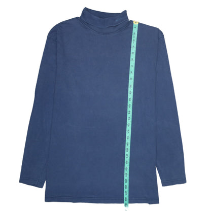 Mens UK Size L Quiksilver Blue Pullover Sweatshirt