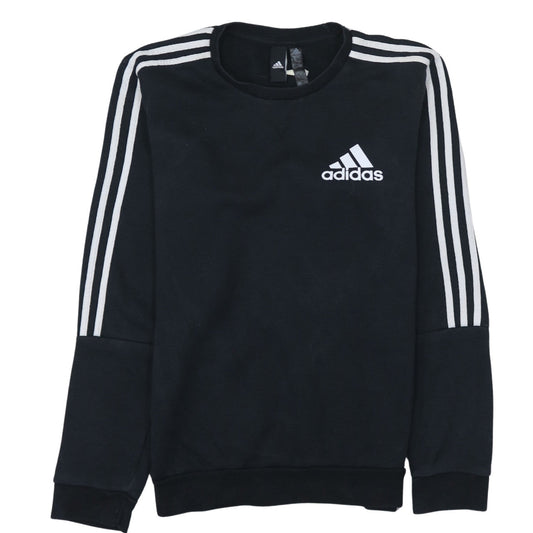 Mens UK Size S adidas Black Pullover Sweatshirt