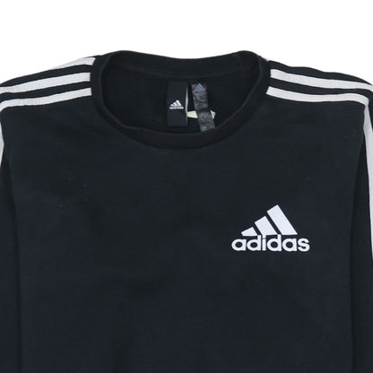 Mens UK Size S adidas Black Pullover Sweatshirt
