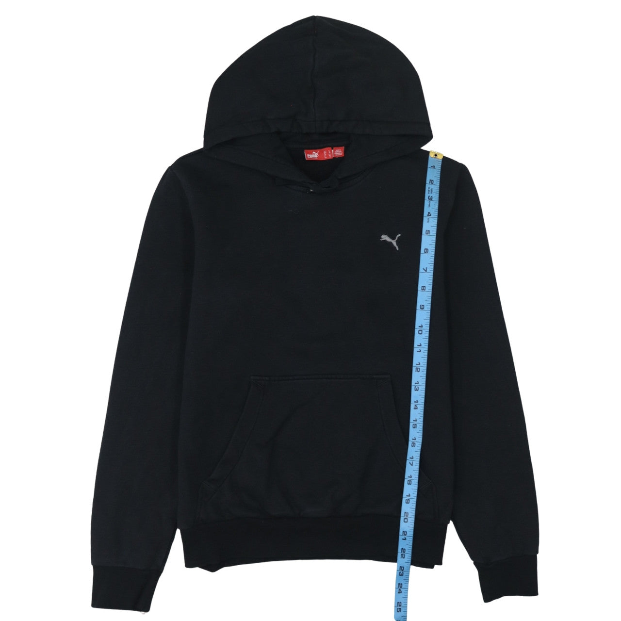 Mens UK Size L PUMA Black Pullover Hoodie