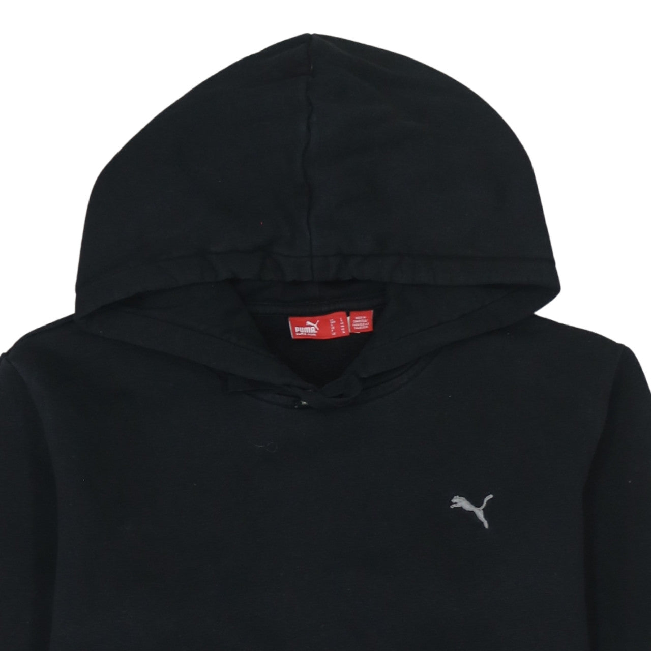 Mens UK Size L PUMA Black Pullover Hoodie