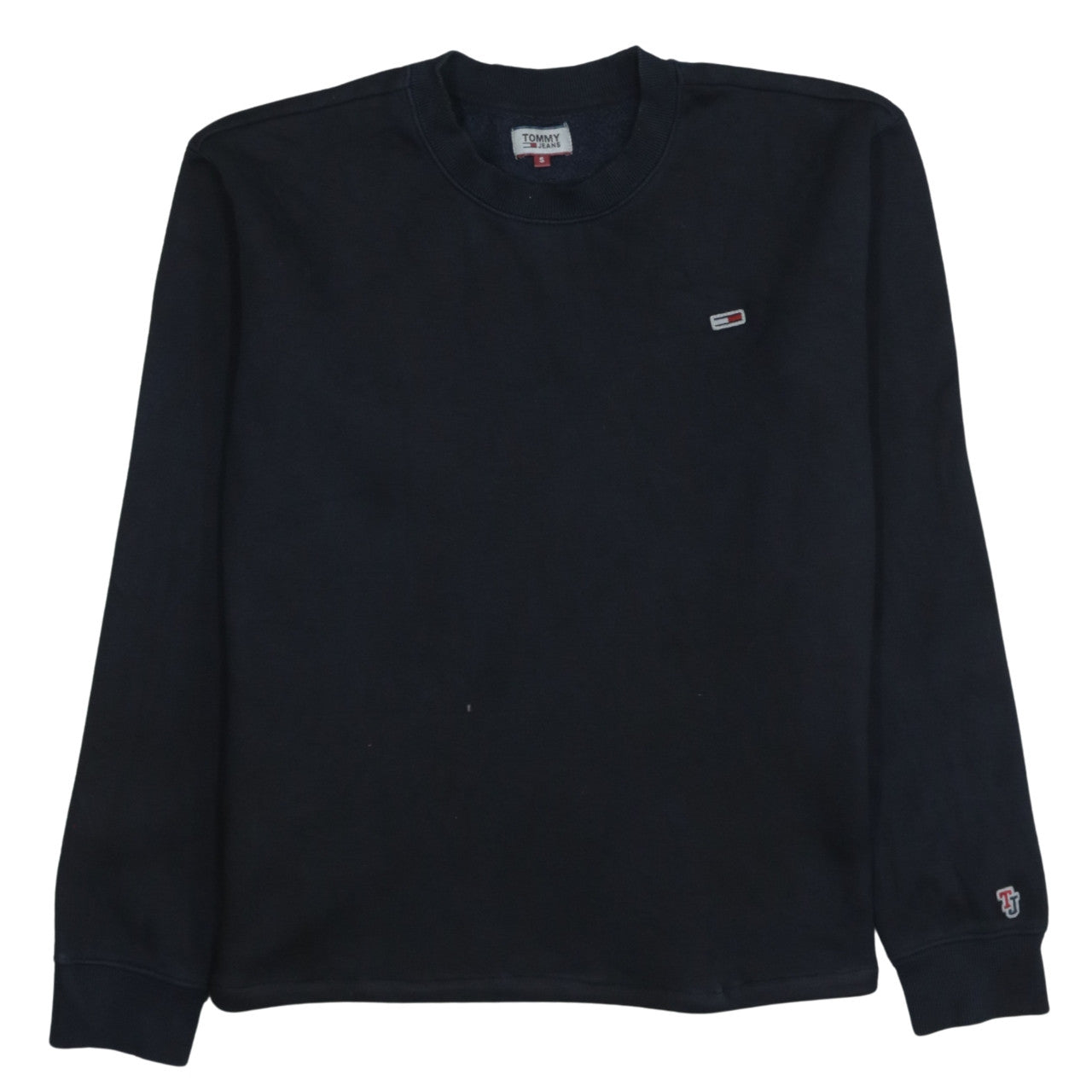 Mens UK Size S Tommy Jeans Blue Pullover Sweatshirt