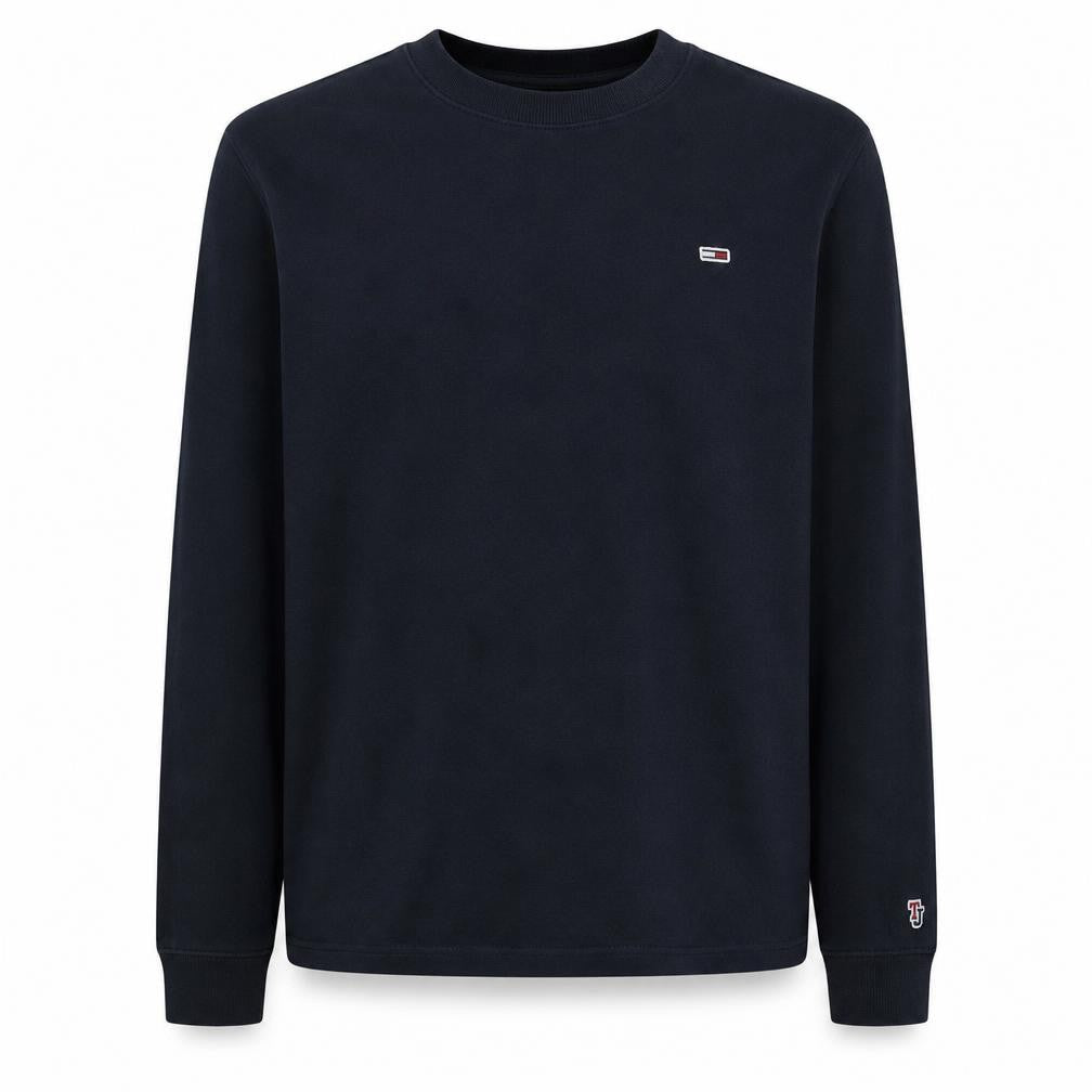 Mens UK Size S Tommy Jeans Blue Pullover Sweatshirt
