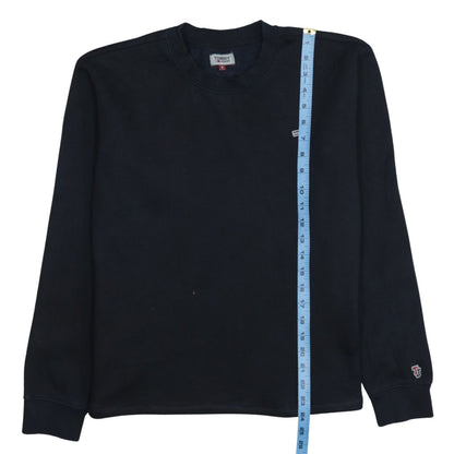 Mens UK Size S Tommy Jeans Blue Pullover Sweatshirt